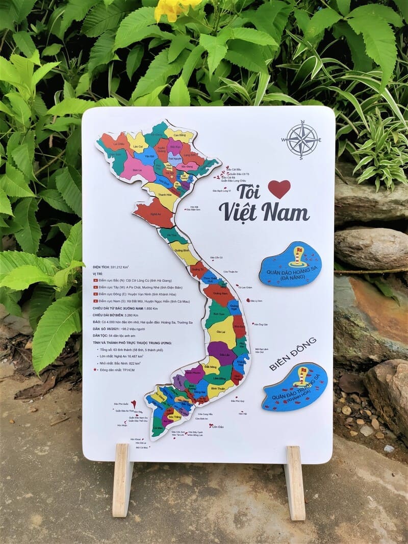 Ghép hình Bản đồ Việt Nam